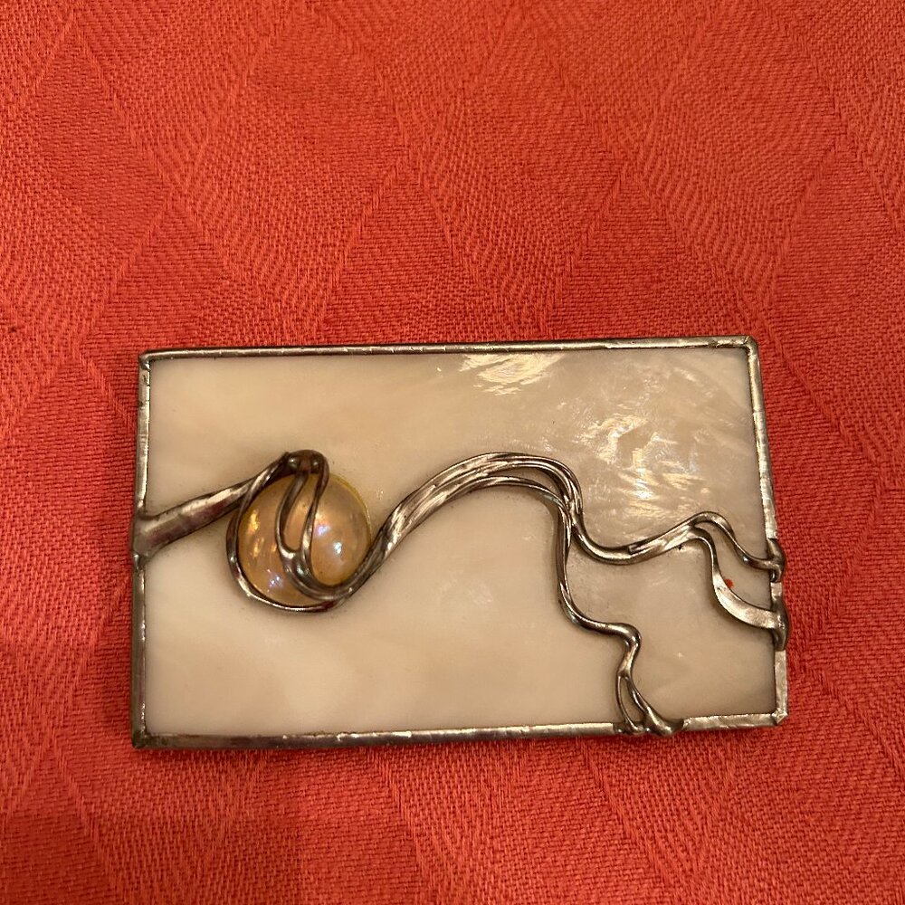 small art piece purse mirror